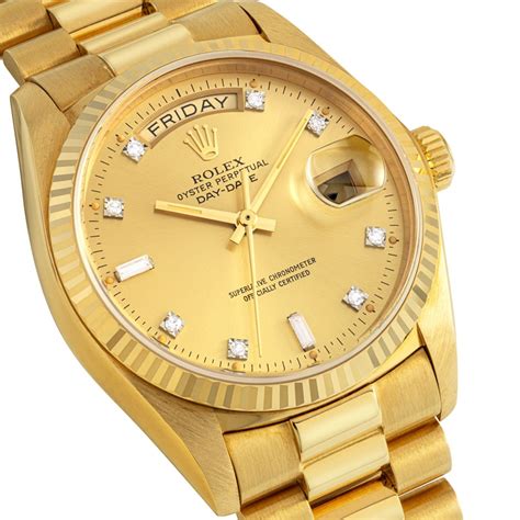 gold rolex day date farbige ziffernblätter|Rolex daytime watch price.